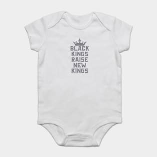 Black Kings Raise New Kings | African American | Afrocentric Baby Bodysuit